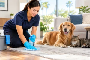 Can Cleaners Work Around Pets? A Safe Plan