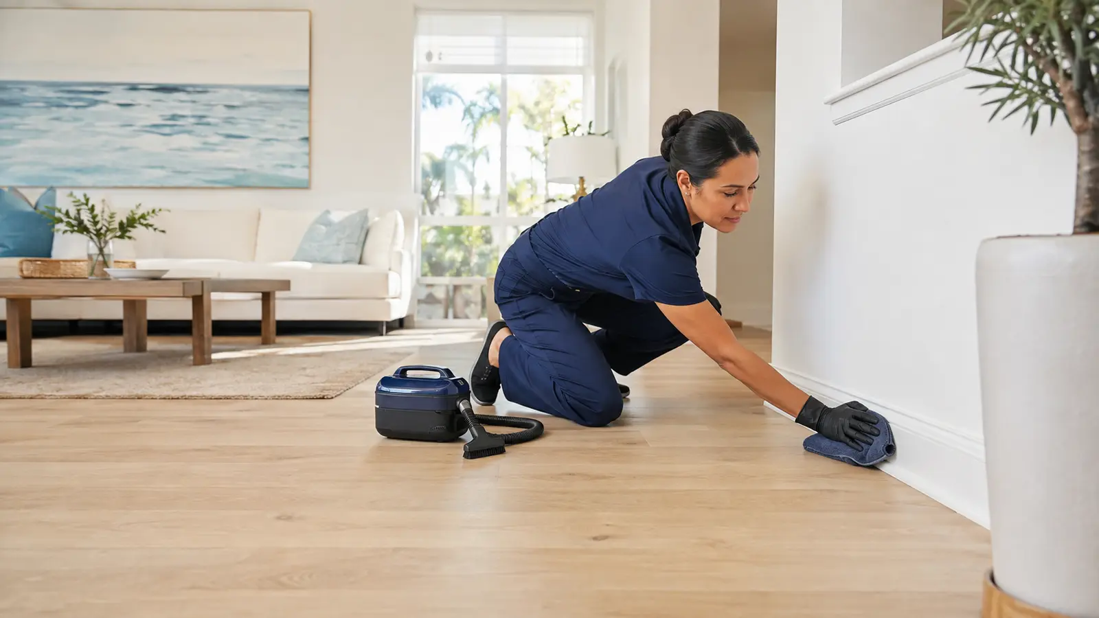 How to Clean Baseboards Without Making a Mess